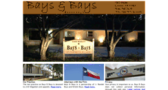 Desktop Screenshot of baysandbays.com